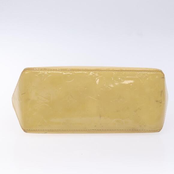 LOUIS VUITTON Monogram Vernis Reade PM Hand Bag Beige M91334 - Picture 9 of 13